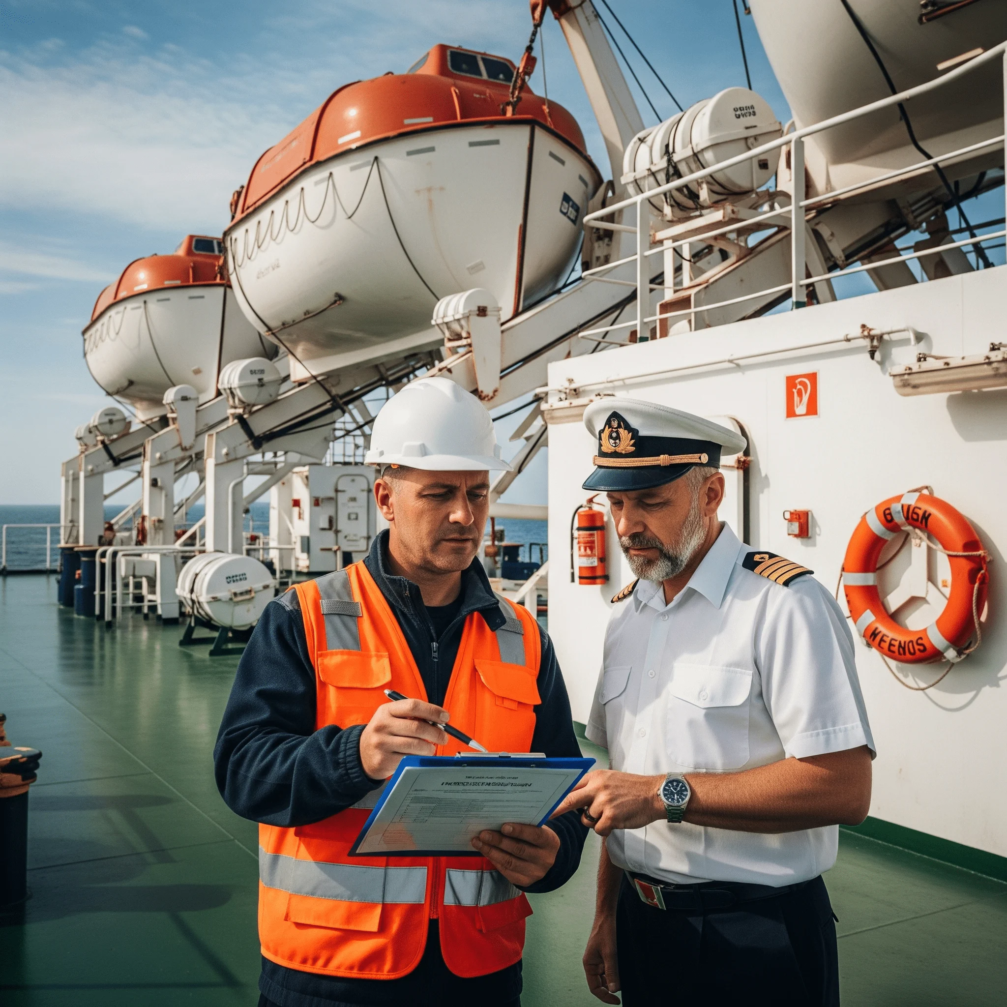 Annual safety inspection on behalf of Flag states